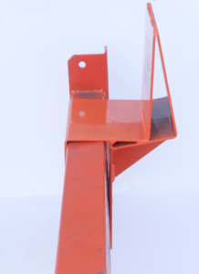 tope pallet individual. vista lateral