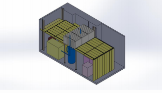 Diseño preliminar 3D – Sección transversal.