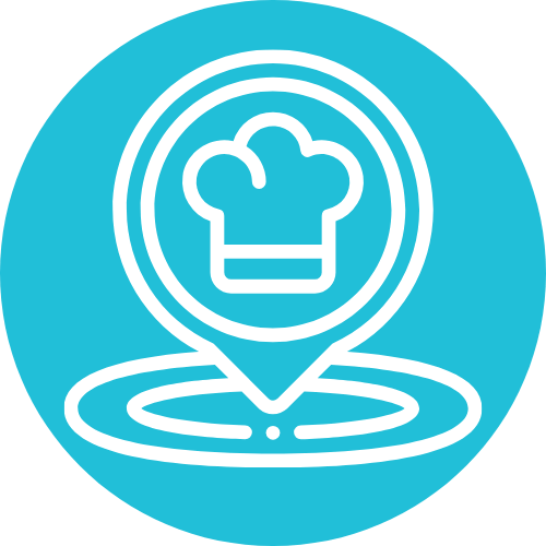 Icono que representa el sector de la hosteleria en la industria