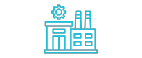 icono de una fabrica del sector industrial