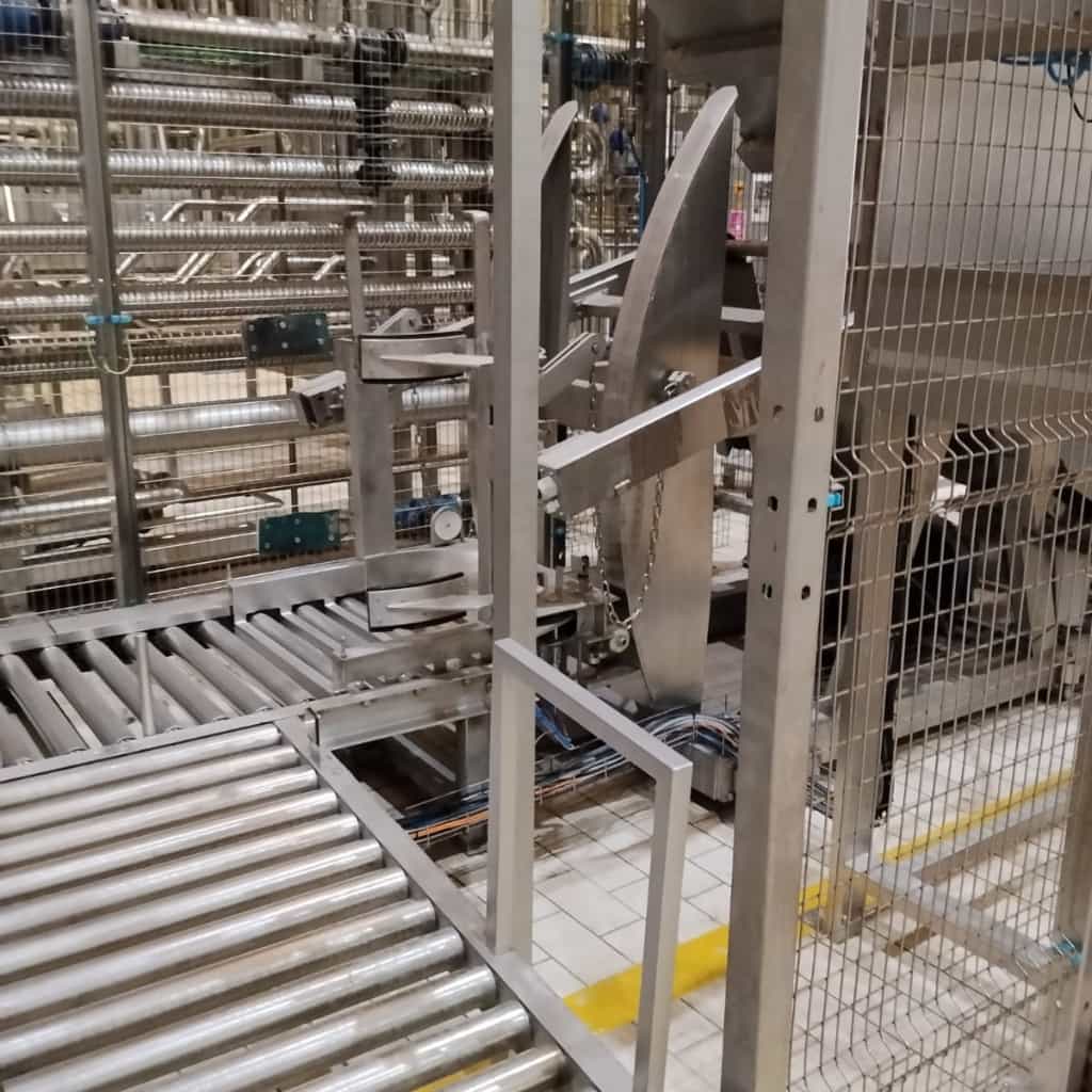 Medidas de seguridad aplicadas en transportador industrial